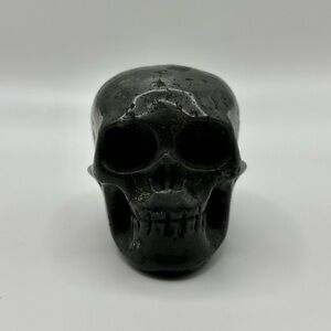 Shungite Crystal Skull Carving 1.5”